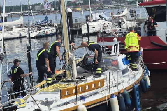 Explosion während der Kieler Woche