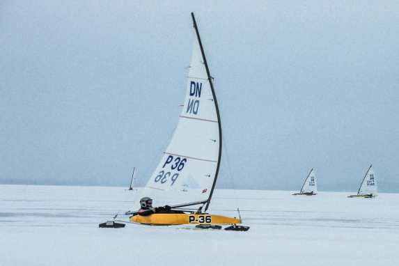 The ice sailing king is back - Jablonski victory in the USA