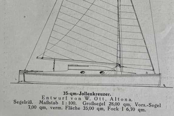 YACHT 4/1926 - Croiseur-dériveur de 35 m²