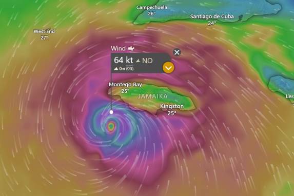 “Melissa” bedroht Jamaika mit einer wahren Wetterbombe