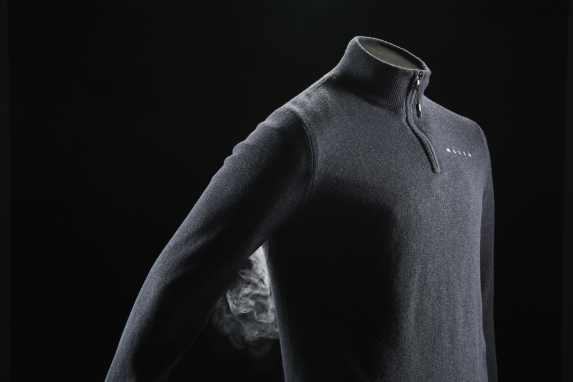 Windproof Knit - Knitted jumper with windproof lining