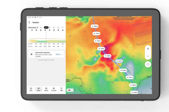 L'app Orca Navi rivede le previsioni del tempo. Selezione del modello e visualizzazione animata - anche nella versione gratuita