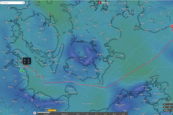 Passage Planner - Plugin di instradamento meteo per Windy