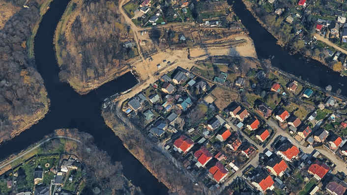 New construction of the Friedenthal lock - ground-breaking ceremony in Oranienburg