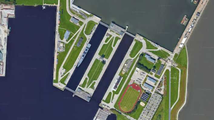 Wilhelmshaven - East chamber of the sea lock defective