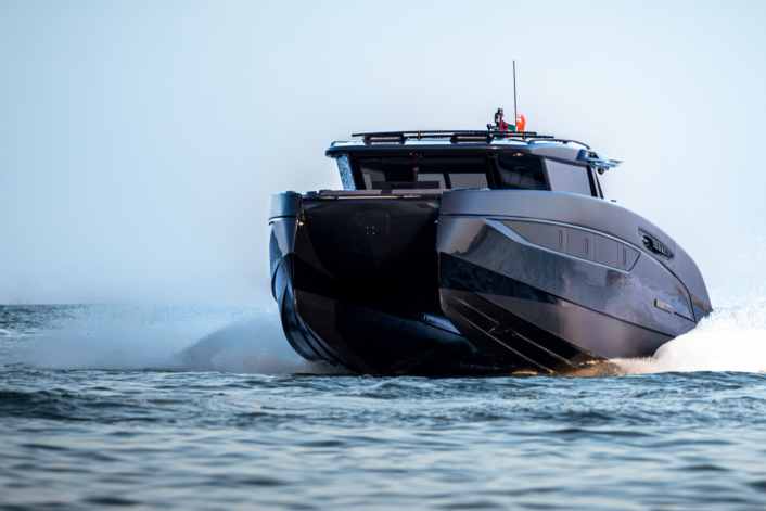 A high-performance catamaran from Sunreef and Brabus