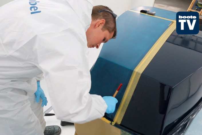 Lackieren mit Pinsel und Rolle - BOOTE-TV: Lackiertipps