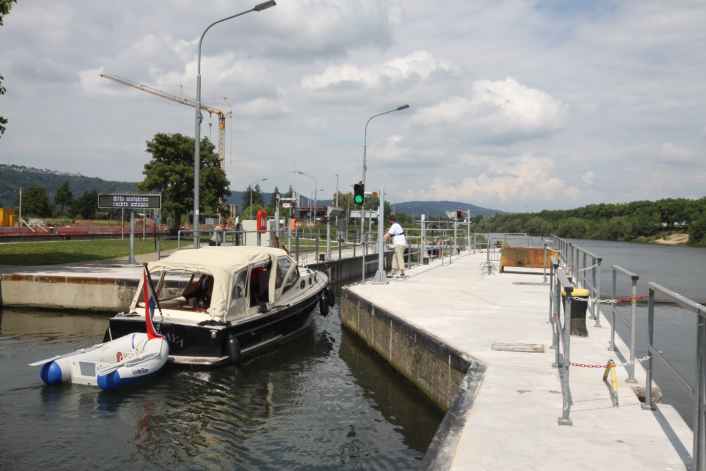 Bootsschleuse Trier mit neuer Technik