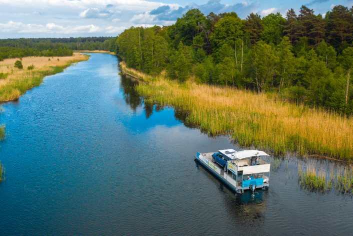 Obere Havel mit Floß “Freeda” – King of the Road