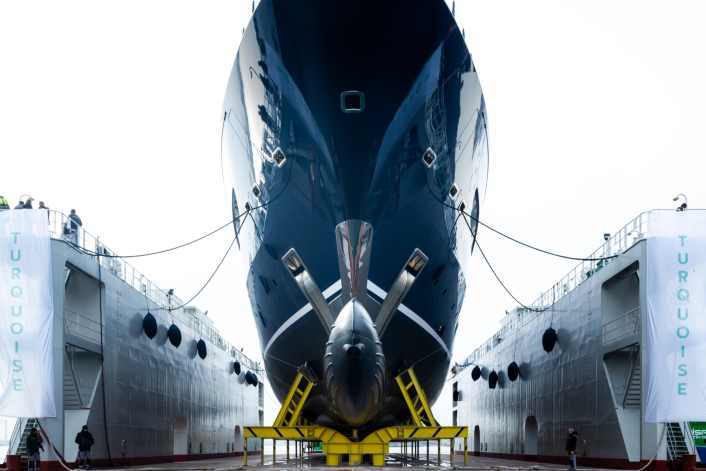 Turquoise Yachts wassert 87 Meter