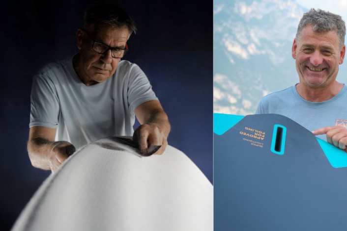 Peter Thommen & Werner Gnigler - early gliding in light winds