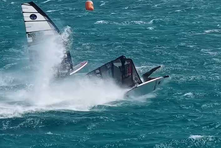 The most spectacular crashes at Slalom X on Fuerte