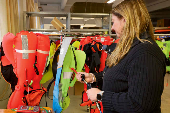 Ce qui se passe lors de l'entretien d'un gilet de sauvetage