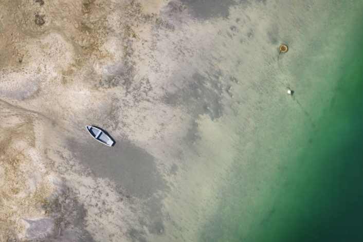 Rekord - Niedrigwasser bremst Boote aus