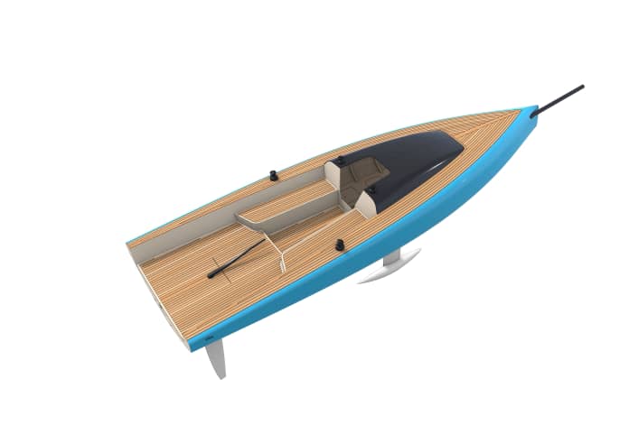 Woy 28 - Kompakter Cruiser aus Holz im Bau