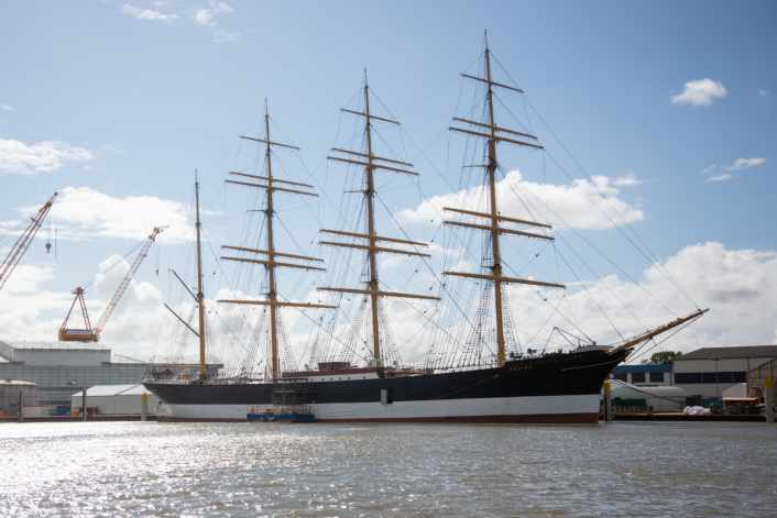 Viermastbark “Peking” erhält historische Ausstattung zurück
