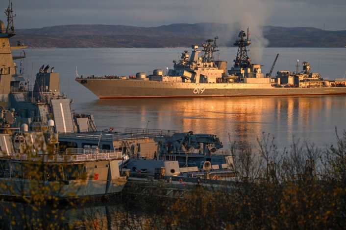 La Russie envoie le destroyer "Severomorsk" en mer Baltique