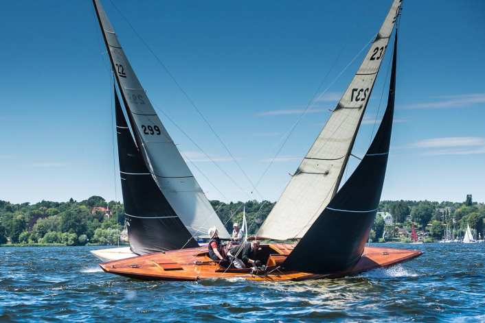 Du bois noble sur le Wannsee et la Havel