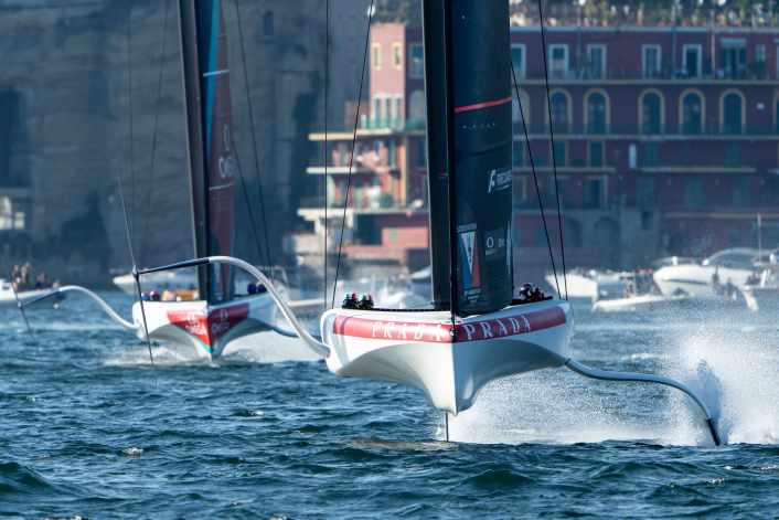 Luna Rossa dominant – Azzurri siegen sich in Cup-Laune