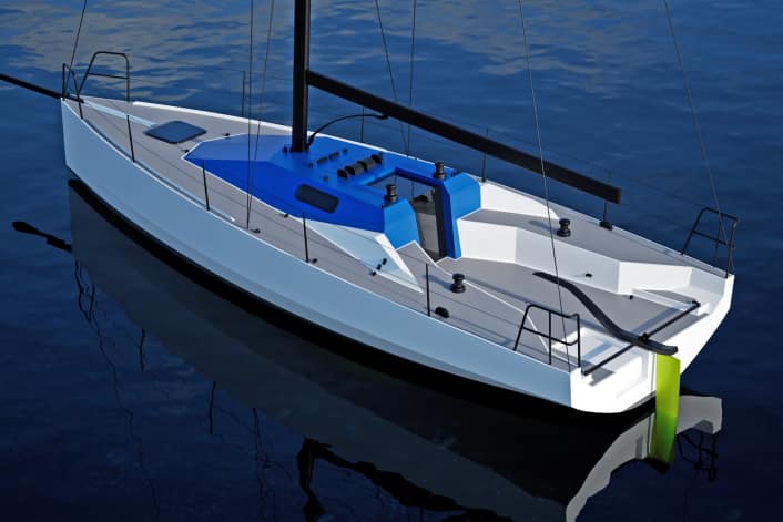 New offshore racer for two-handed and full crew from Cossutti-Ganz
