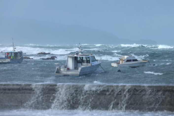 Des vagues de onze mètres au large de Wellington