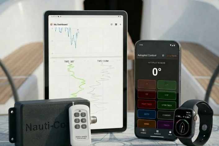 Controllo dell'autopilota tramite app e smartwatch