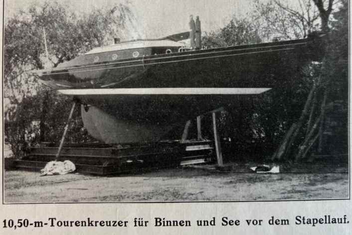 YACHT 1/1926 - Un croiseur de 10,50 m destiné à la navigation fluviale et maritime