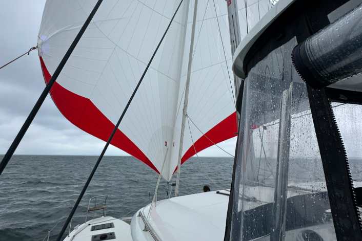 Two gennakers are more stable than one spinnaker