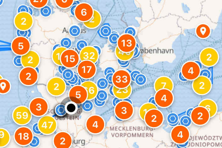 Navigationswarnungen per App, mit Sea Alert europaweit