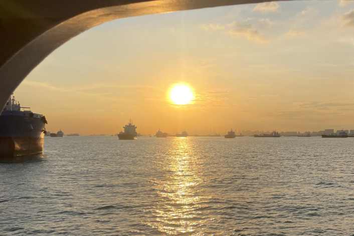 Straße von Malakka - Singapur und der Süden