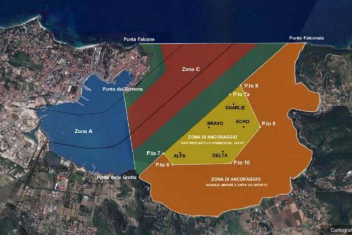 Authorities reorganise anchoring off Portoferraio