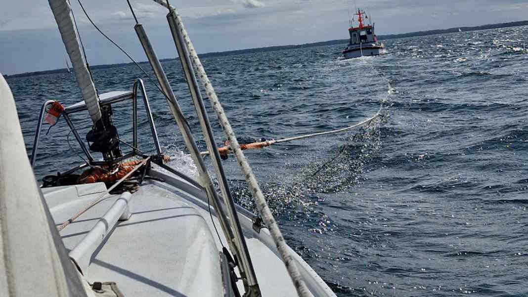 Mann über Bord vor Gelting gerettet