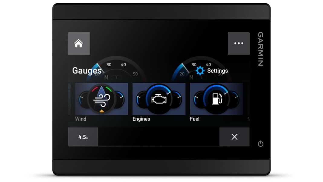 Garmin GMI 40 praktisches Touchdisplay für den Steuerstand