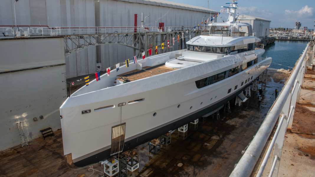 Tankoa Yachts lässt 52-Meter-Solitär zu Wasser