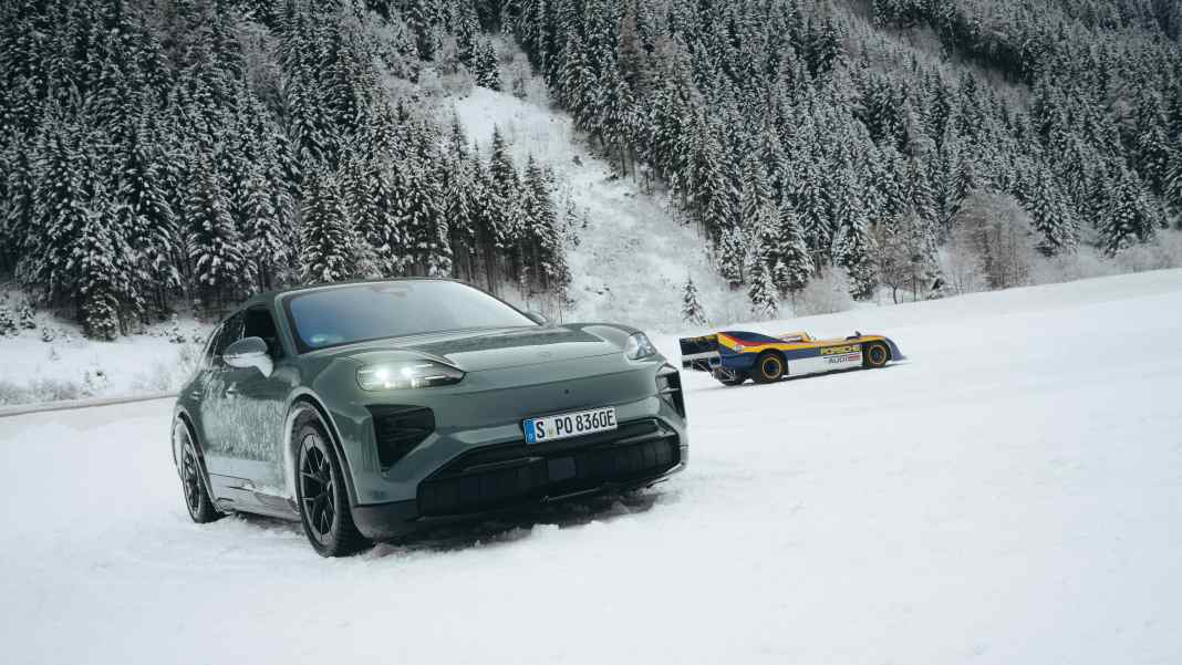 Porsche Cayenne Turbo Electric trifft legendären 917/30