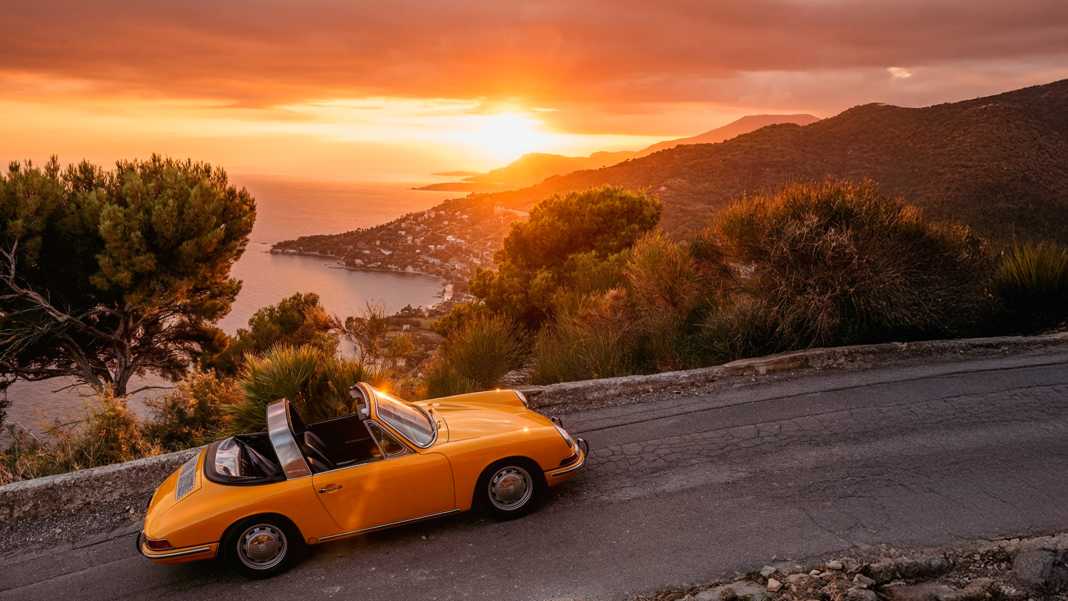 PORSCHE 911 TARGA – SOMMER-TRAUM-GELB