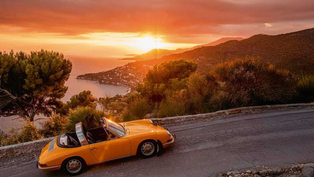 PORSCHE 911 TARGA – SOMMER-TRAUM-GELB