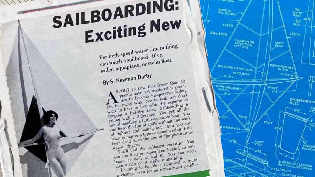Die Geburtsstunde des Windsurfens - Artikel von 1965
