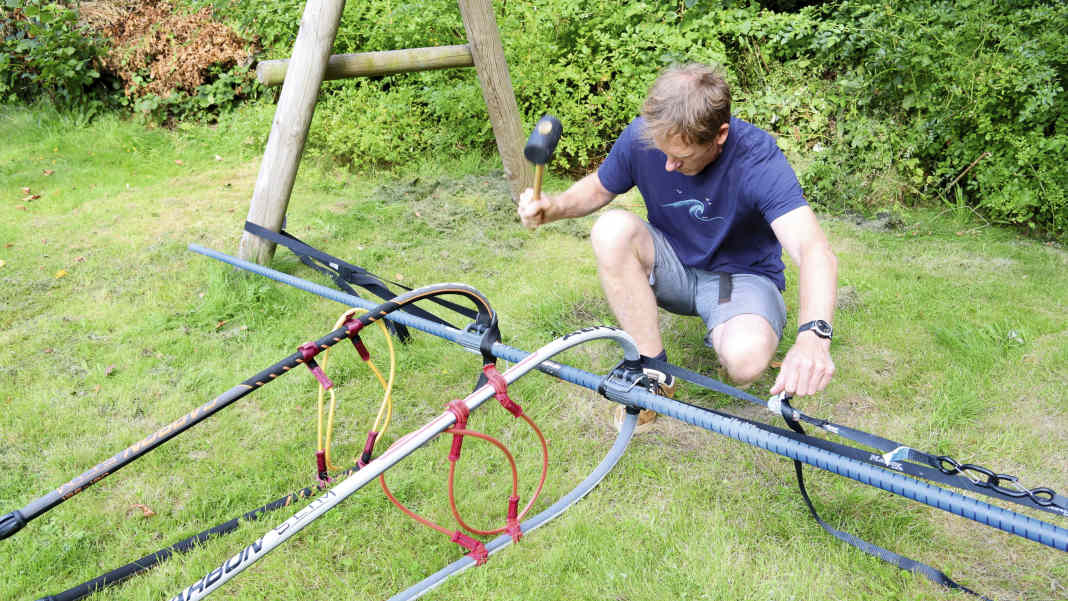 Hammer-Methode für verklemmte Masten