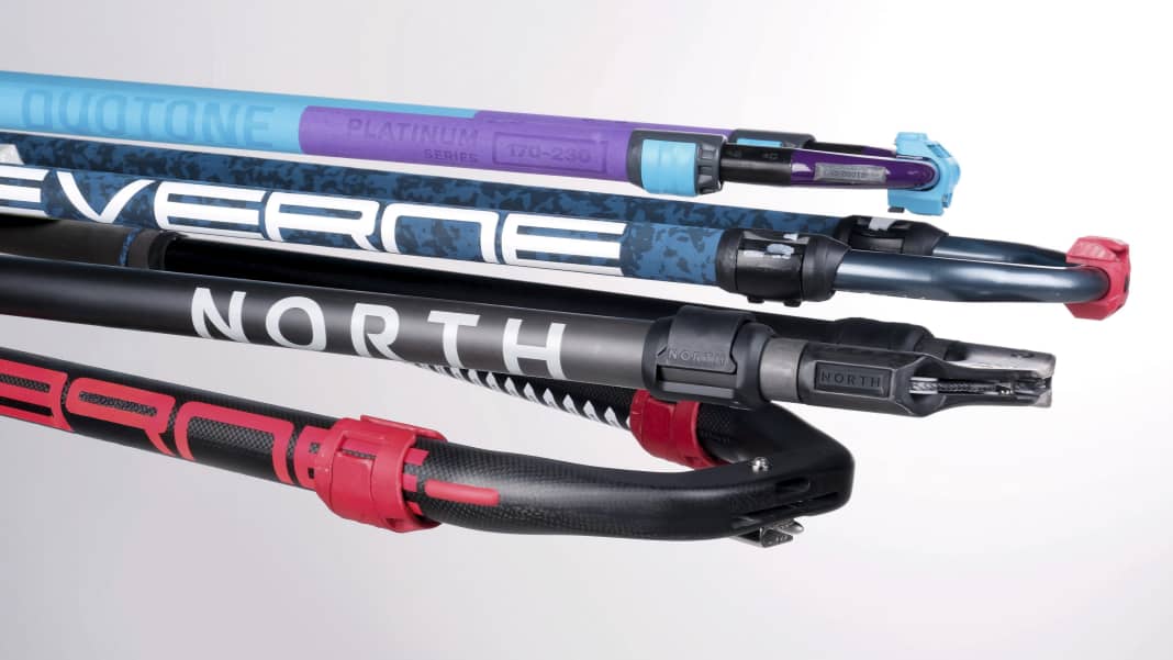 20 Gabelbäume für große Segel im Labor-Test (170/180-220/230)