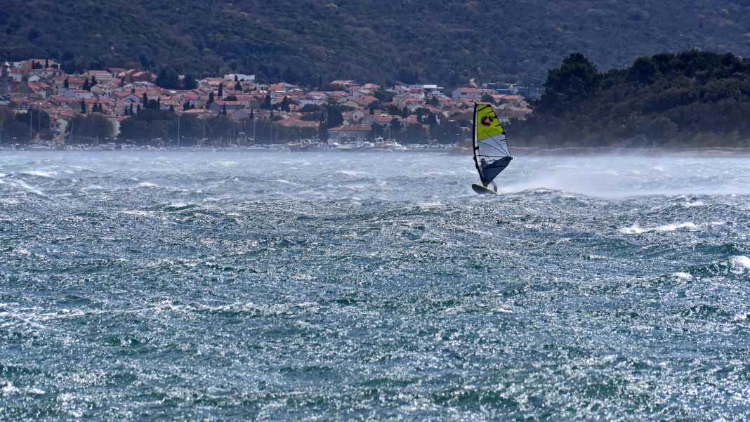 Infernalisch! Bilder vom Bora-Sturm auf Krk