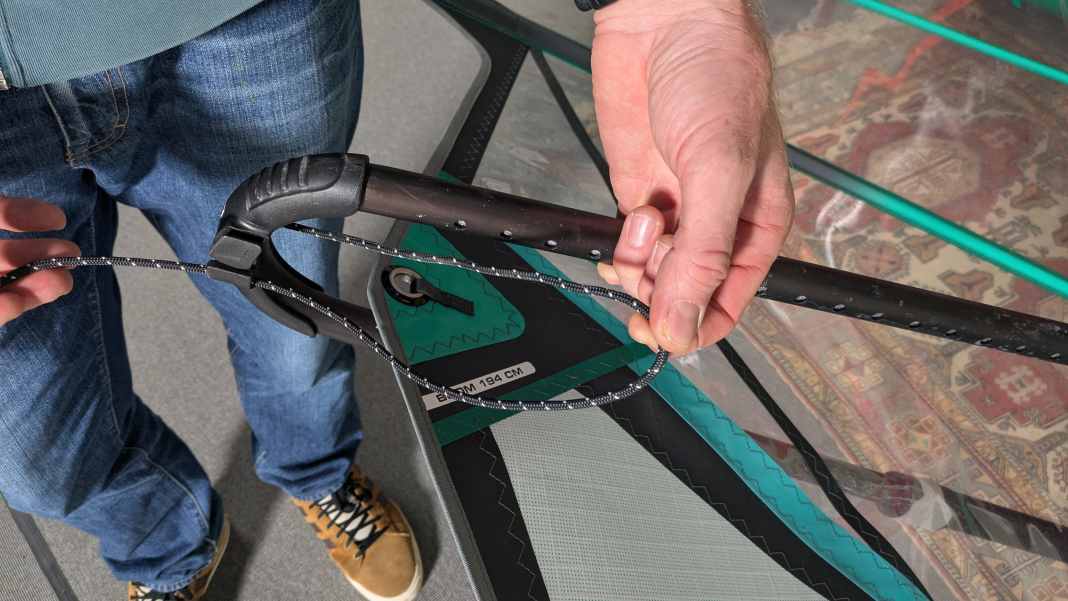 Schothorn-Trimm mit der Tampen-Schlaufe