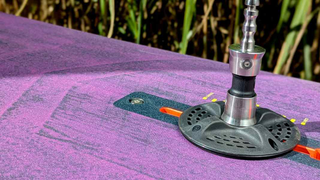 Der leichteste Mastfuß aller surf-Tests