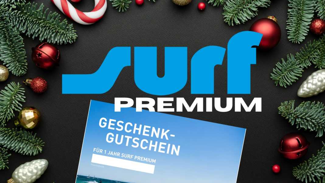 Voucher for surf Premium as a last-minute gift