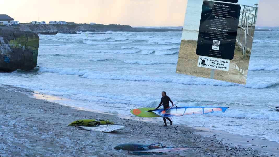 Höhenbeschränkung in Nørre Vorupør, Übernachtungsgebühr in Hanstholm