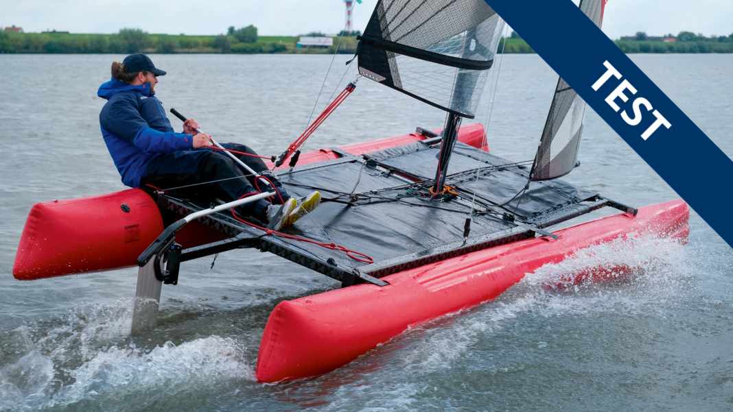 Mit aufblasbarem Kat aufs Wasser in 20 Minuten