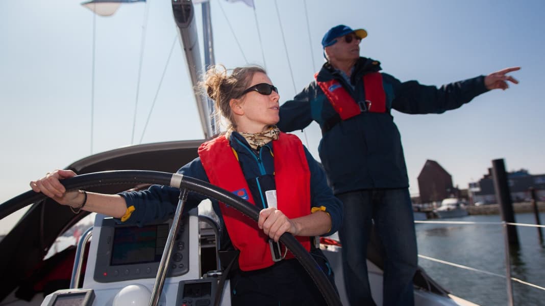 YACHT skipper training for women