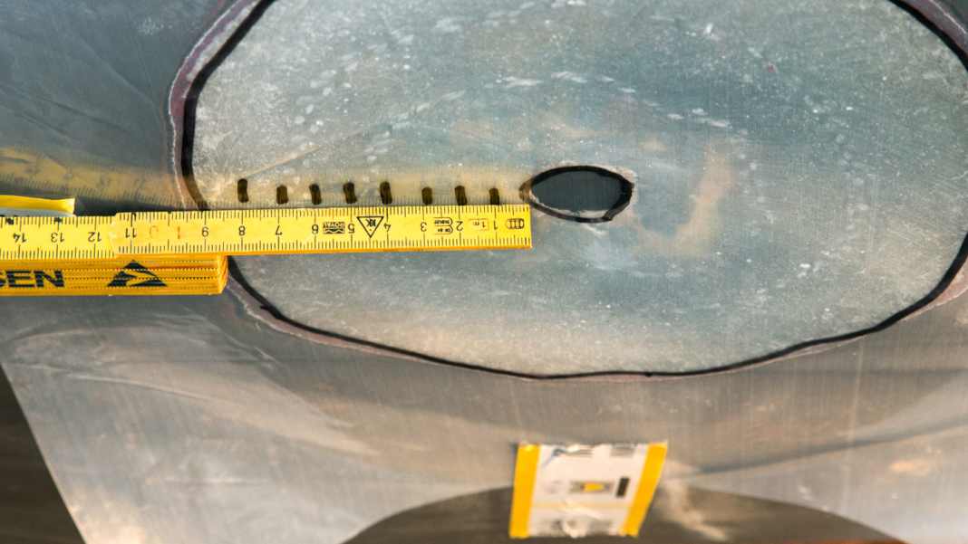 Beschichten, Hohlkehle, Löcher