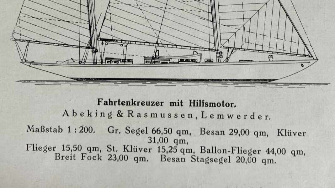 YACHT 3/1926 - Fahrtenkreuzer mit Hilfsmotor