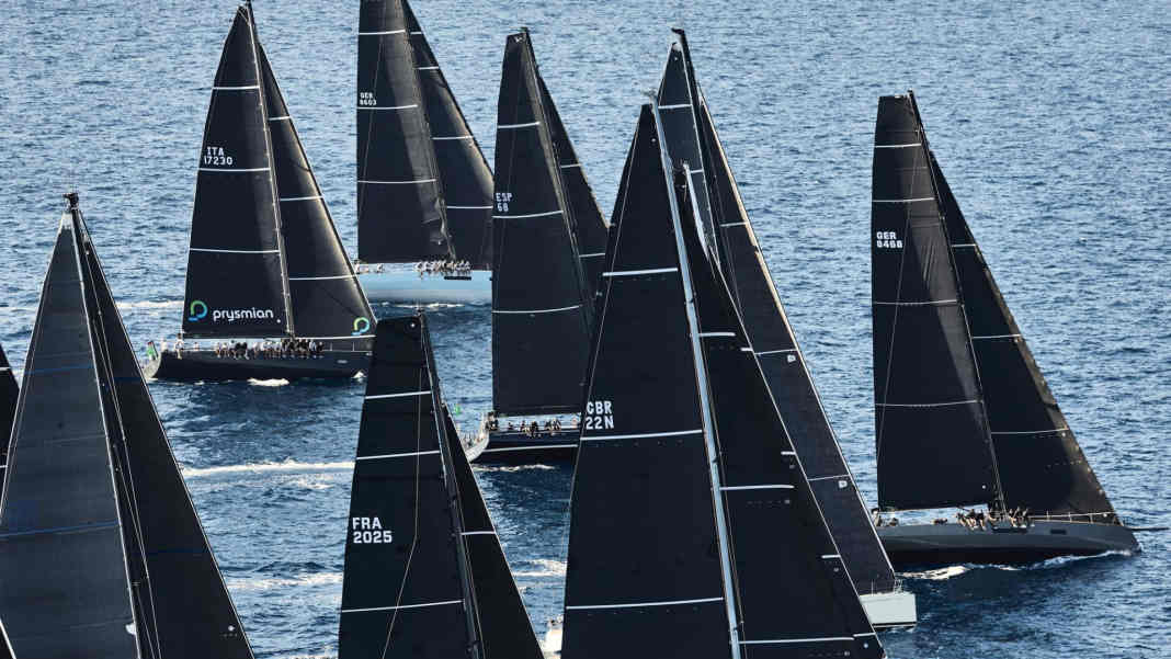 Segel-Spektakel vor Porto Cervo